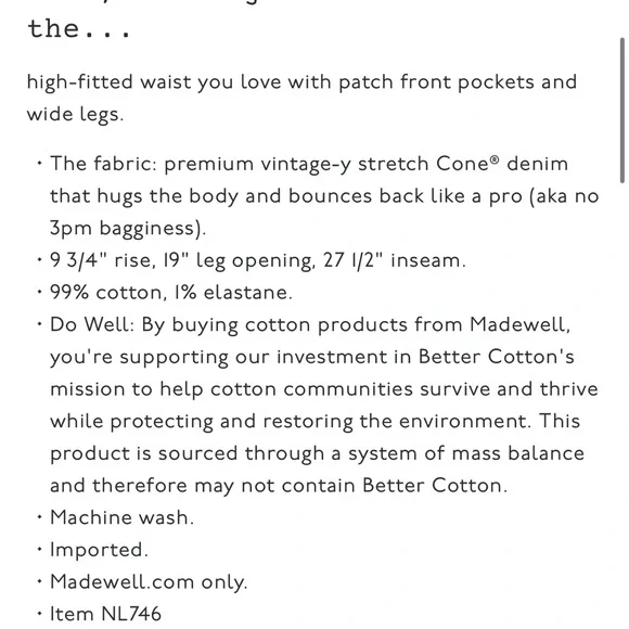 Madewell Women's Blue Flare & Wide Leg Jeans - Picture 14 of 16